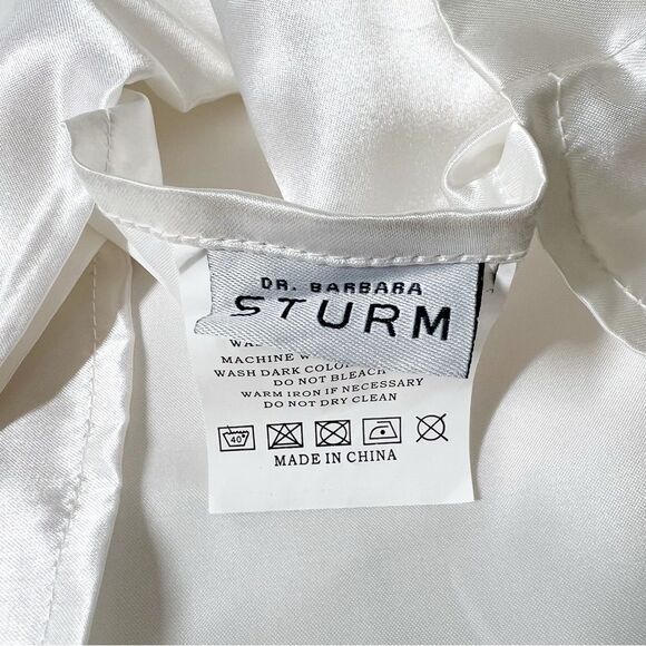 Dr. Barbara Strum Satin Two White Pillowcases Logo Sleep Mask SPF Drop Sample - Picture 7 of 9